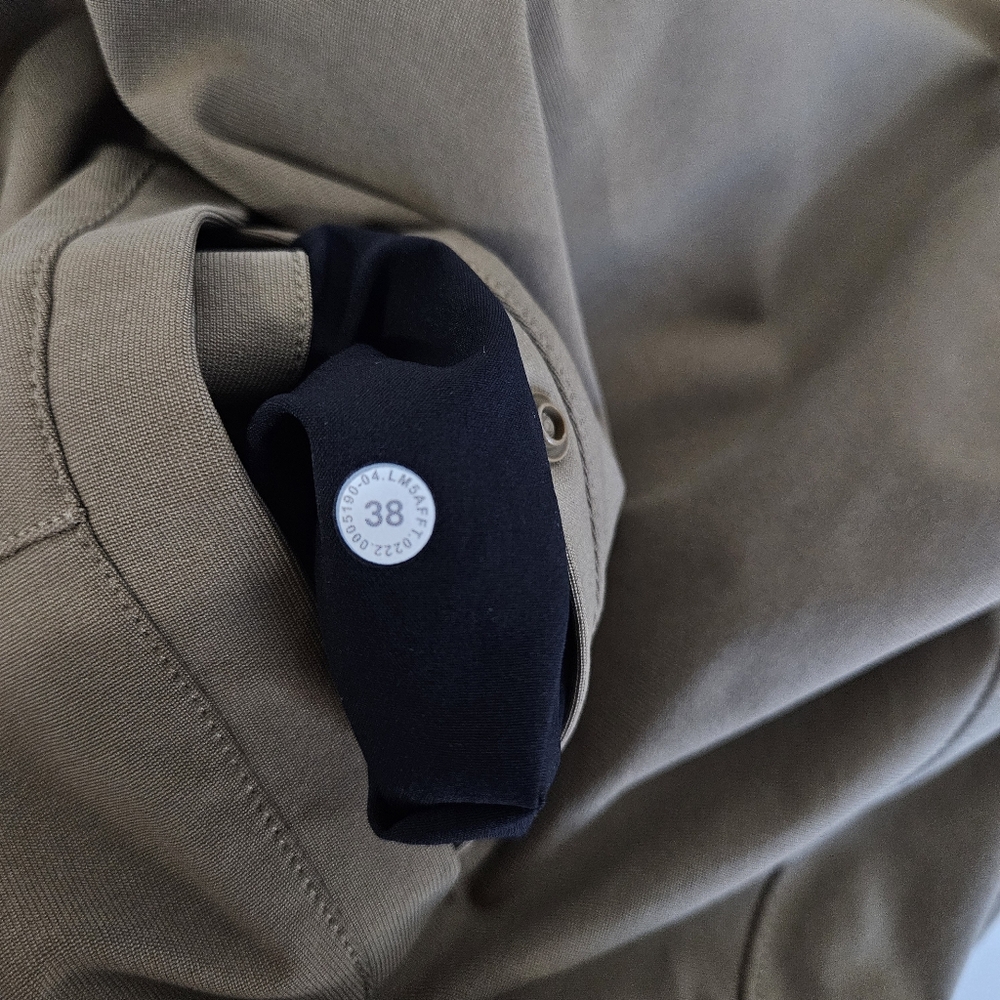 Lululemon | Commission Pant Slim LM5AFFT Brown Tan Mens 38, 37 x 36 - Picture 7 of 7